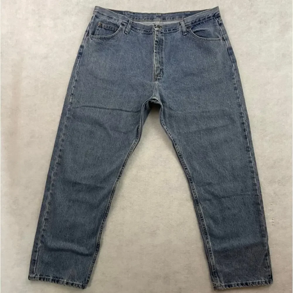 Wrangler Jeans Bundle Mens 42x32 Carpenter Relaxed Fit Workwear Denim Lot 2